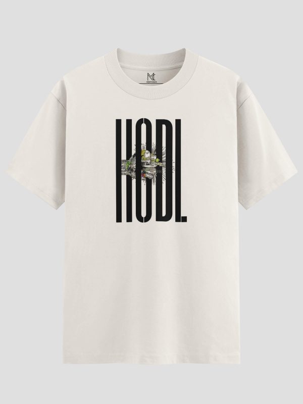 Bone HODL Oversized Tee