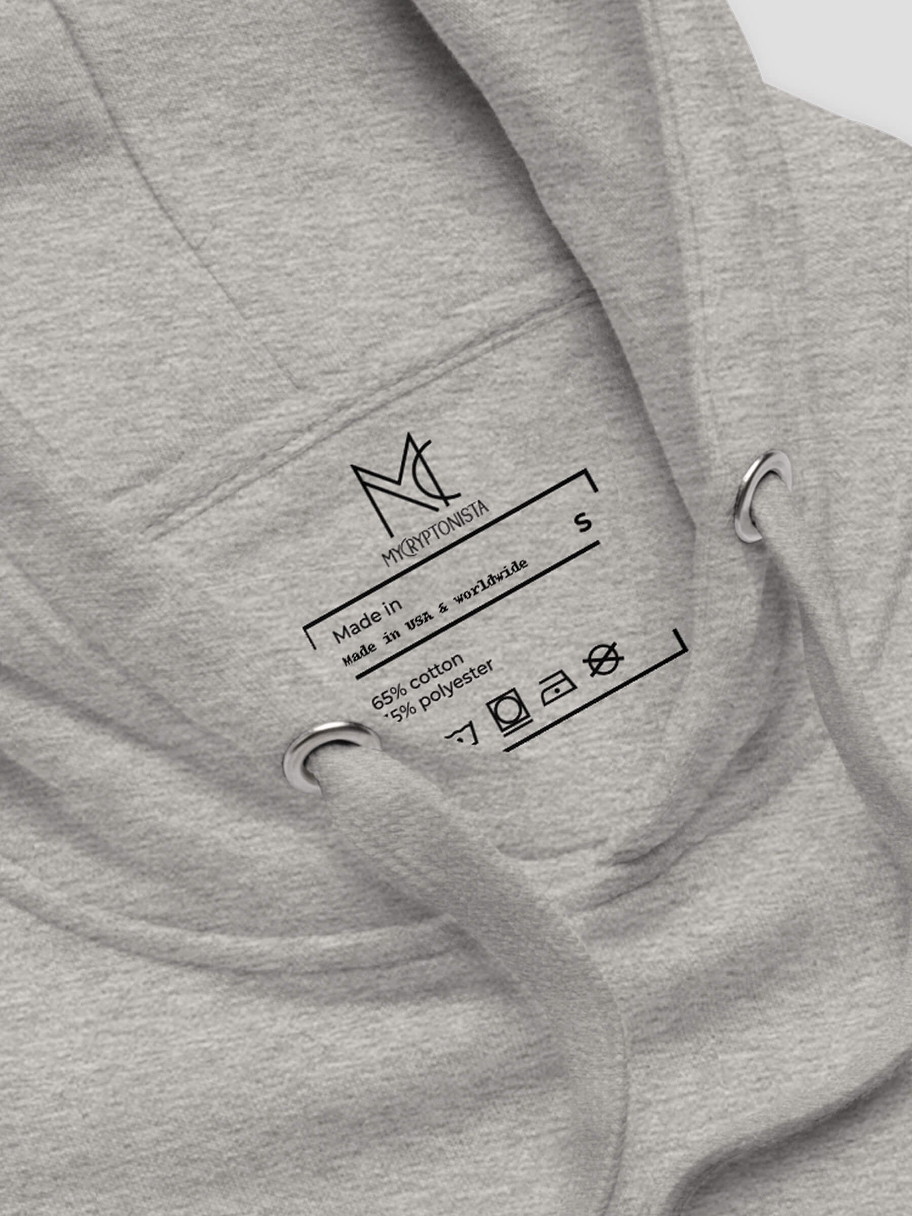 Carbon Grey Satoshi Hoodie - Image 4
